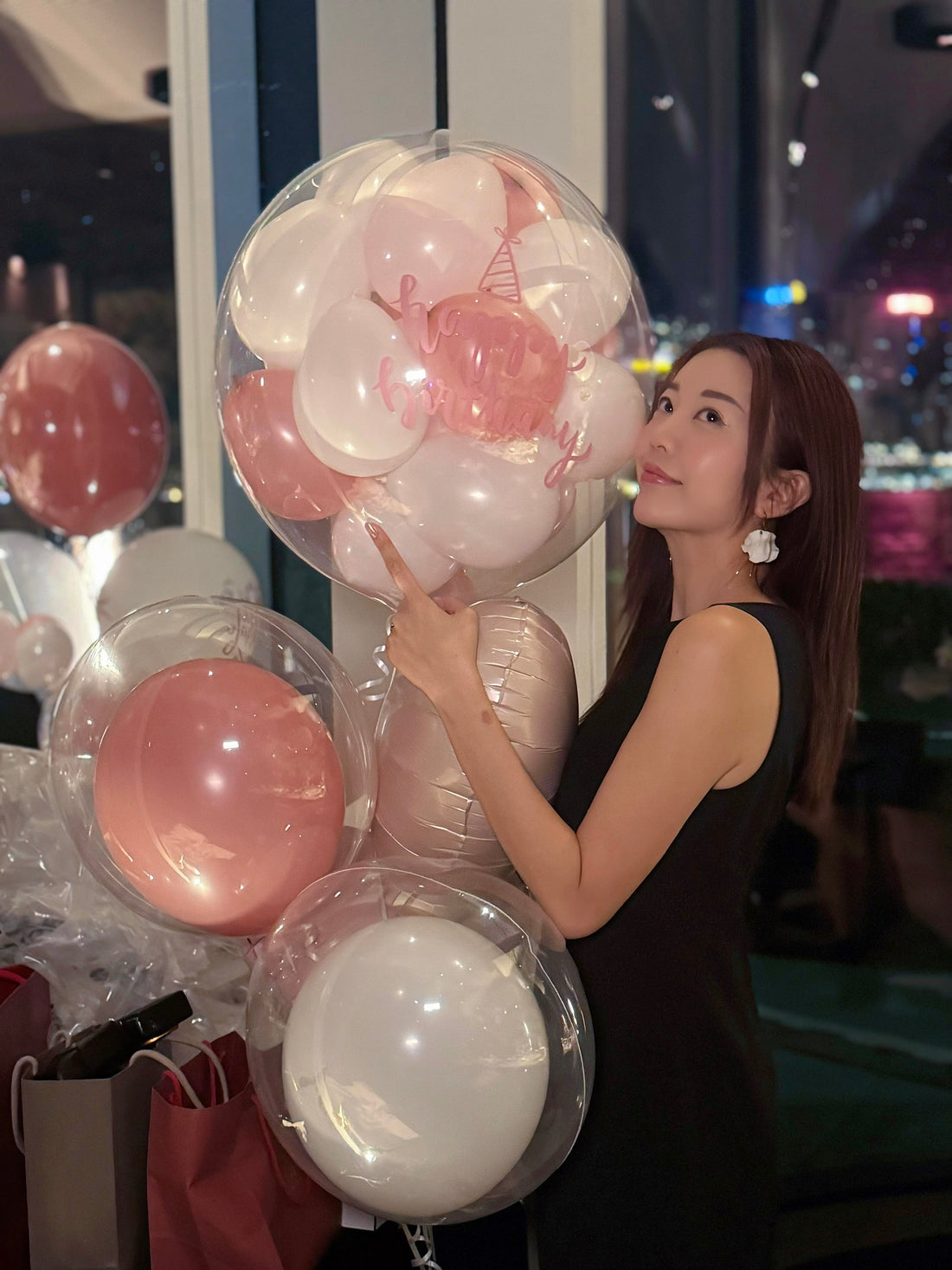 精緻浪漫粉色氣球｜生日儀式感｜女神風｜IG打卡必備