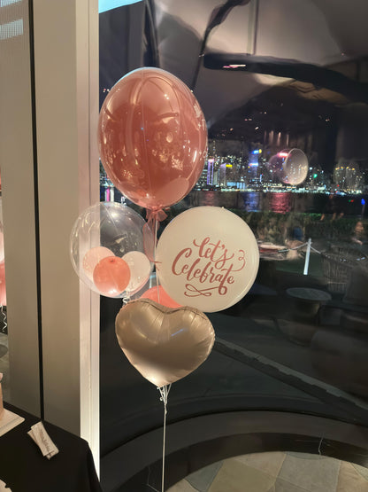 精緻浪漫粉色氣球｜生日儀式感｜女神風｜IG打卡必備