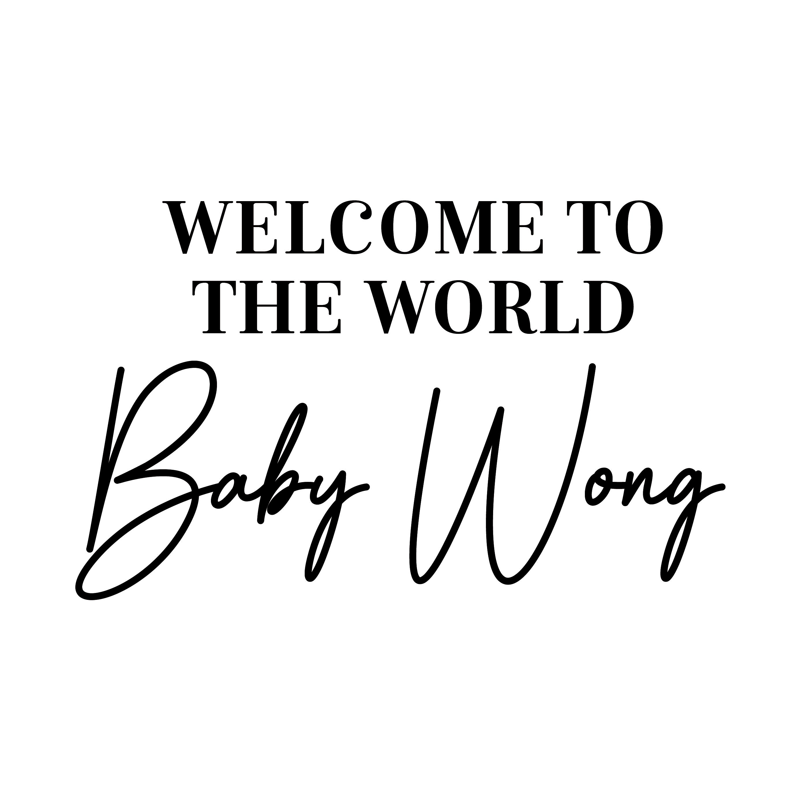 Welcome Baby Msg Demo