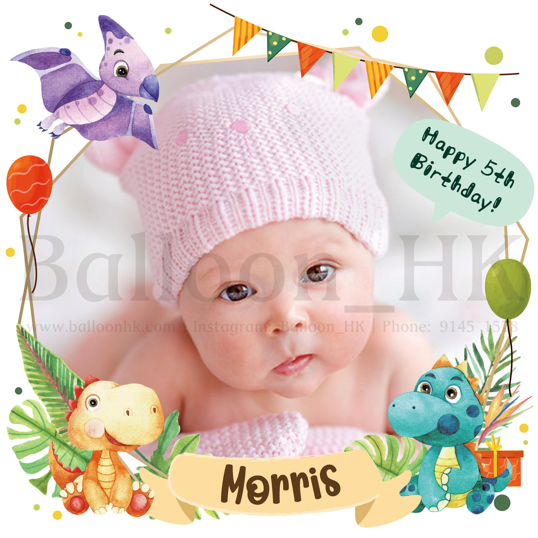 Dinosaur-Frame-03-Birthday-Party-Morris