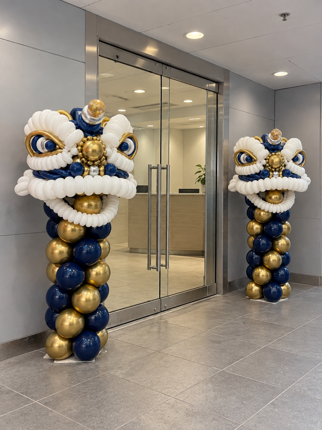香港醒獅氣球「獅展宏圖」開張・開幕佈置