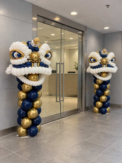 香港醒獅氣球「獅展宏圖」開張・開幕佈置
