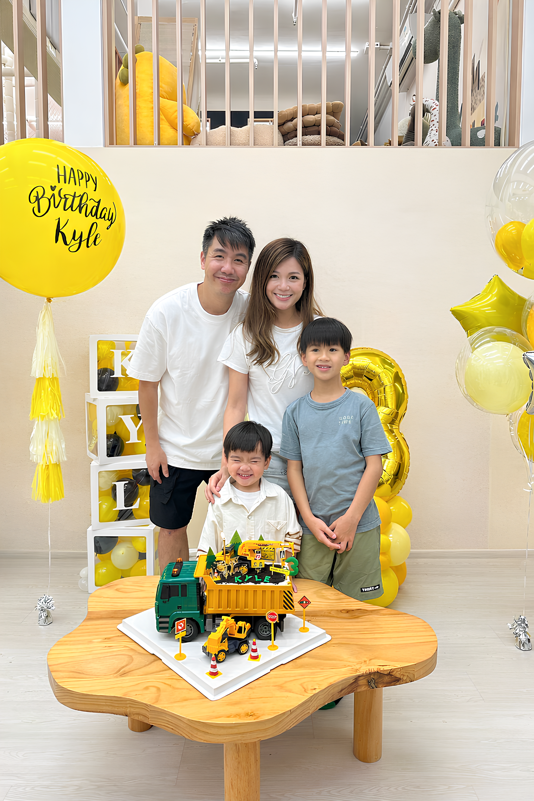 工程車氣球 | 兒童派對 |  BALLOONHK 氣球專門店