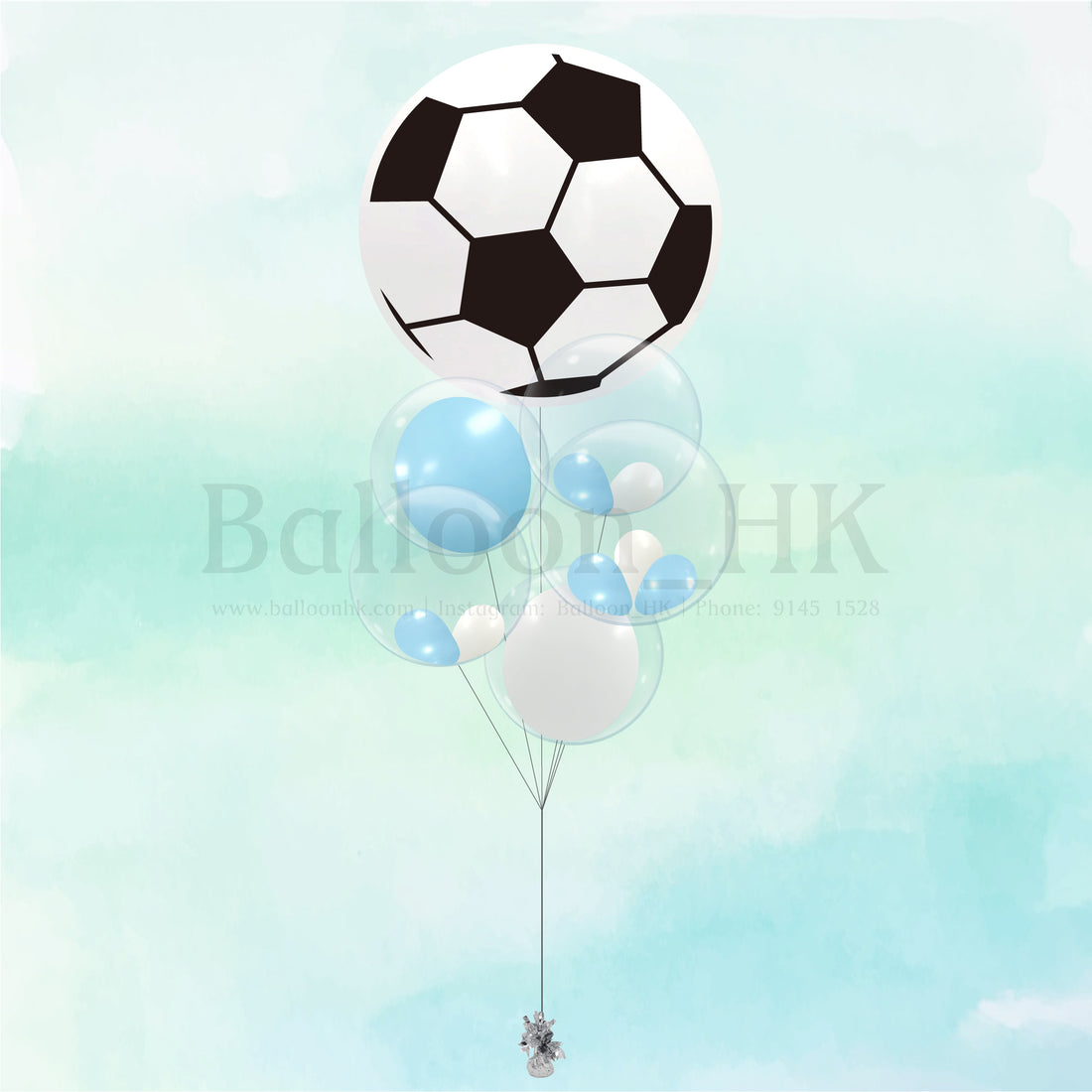 Football 氣球束 8 (3天預訂)