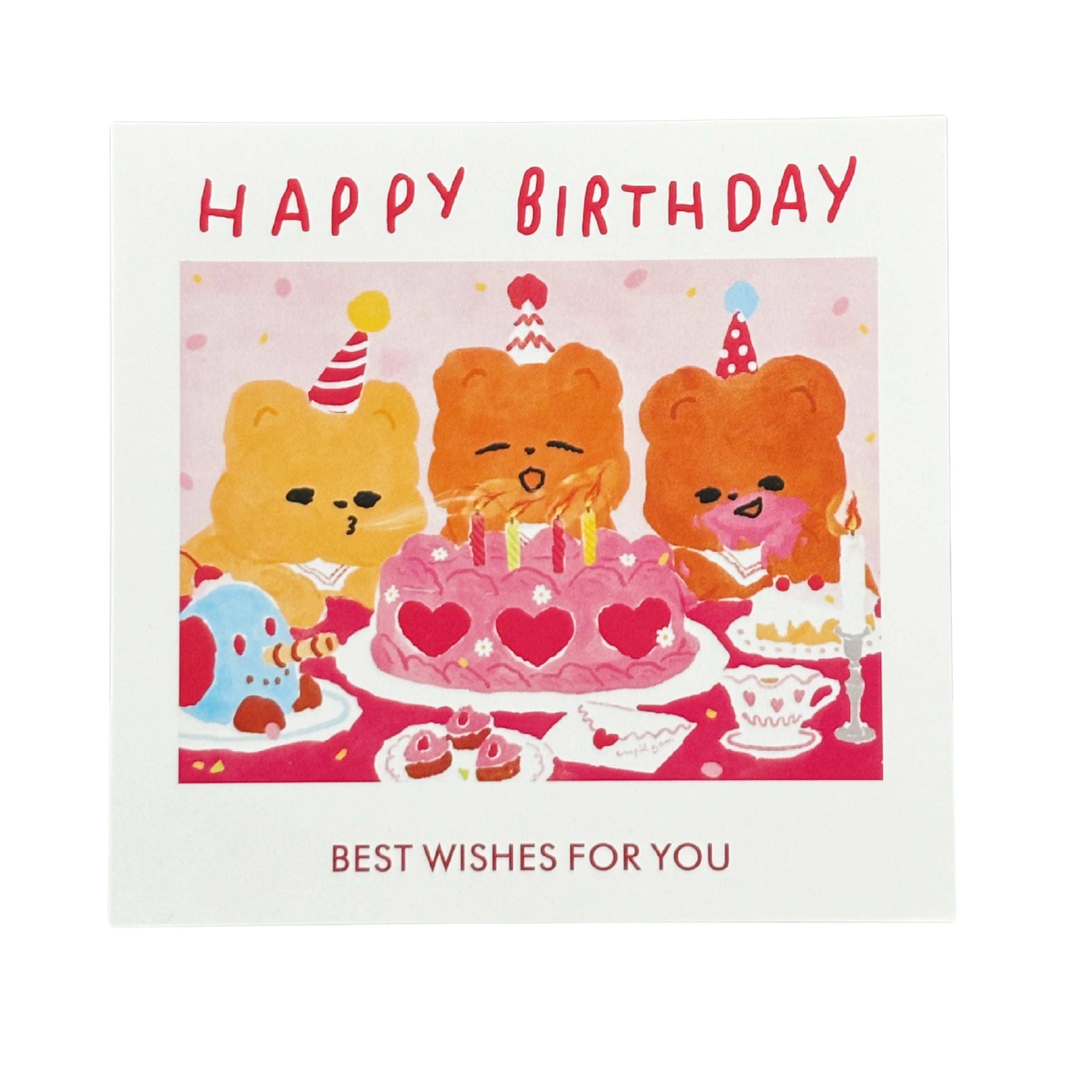 心意卡-HBD-Yellow Bear