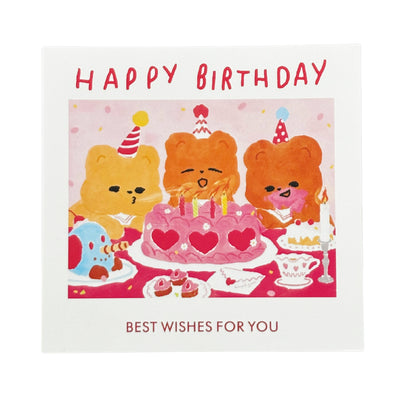 心意卡-HBD-Yellow Bear