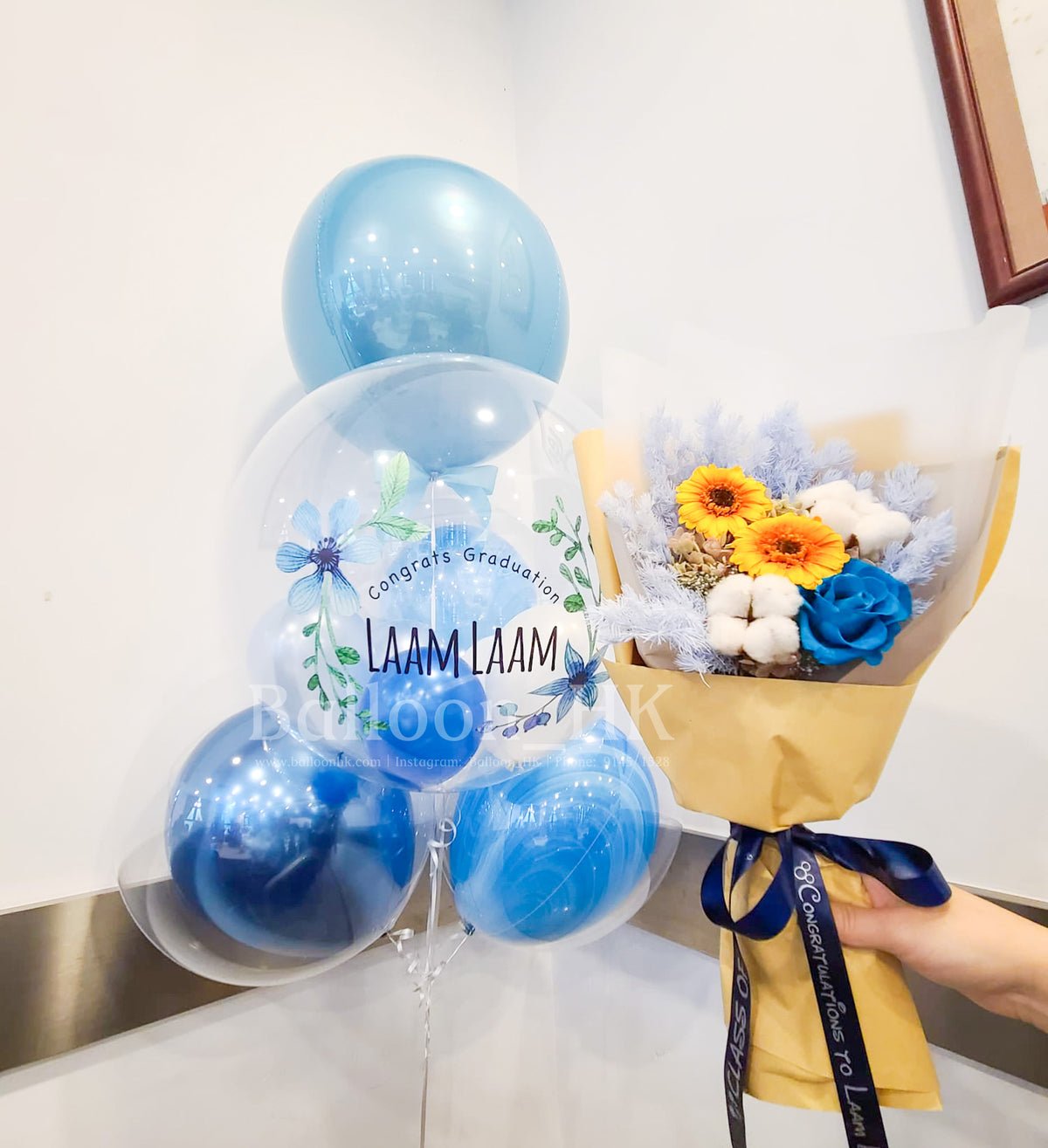 畢業氣球｜Message氣球｜水晶波中波｜BALLOONHK 氣球專門店
