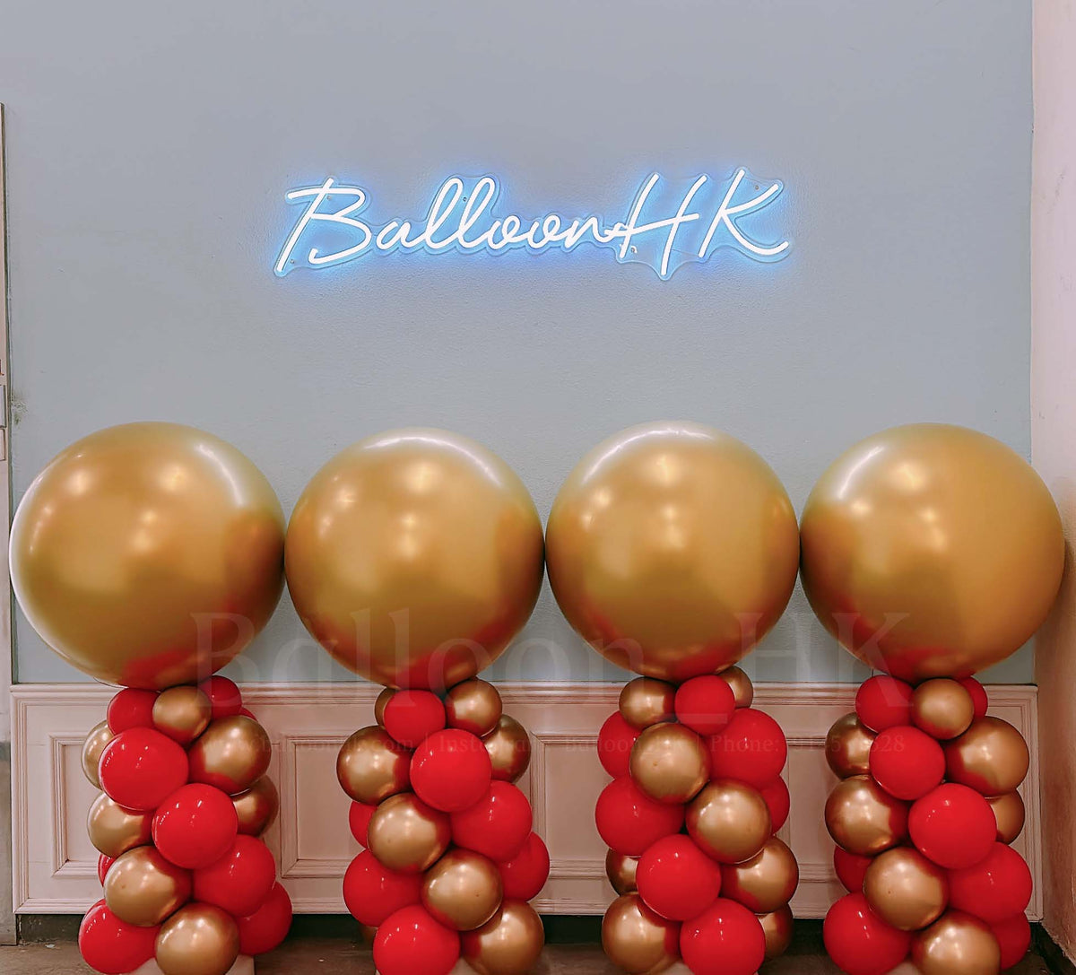 爆破氣球立牌啟動裝置｜開幕典禮佈置｜開幕活動｜新店開張｜ BALLOON HK 氣球專門店