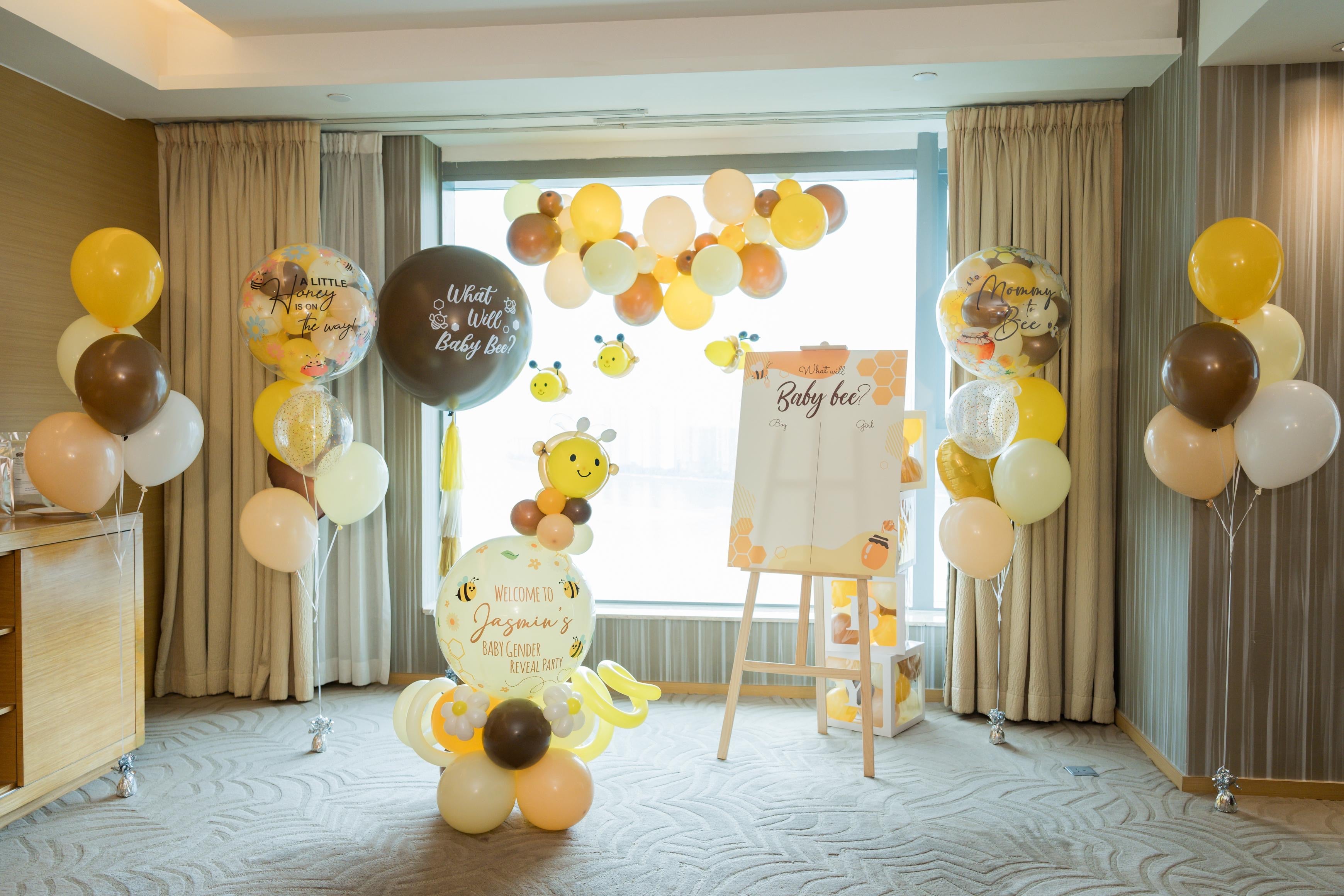 Baby Bee｜Gender Reveal Package｜蜜蜂主題🐝性別揭曉派對