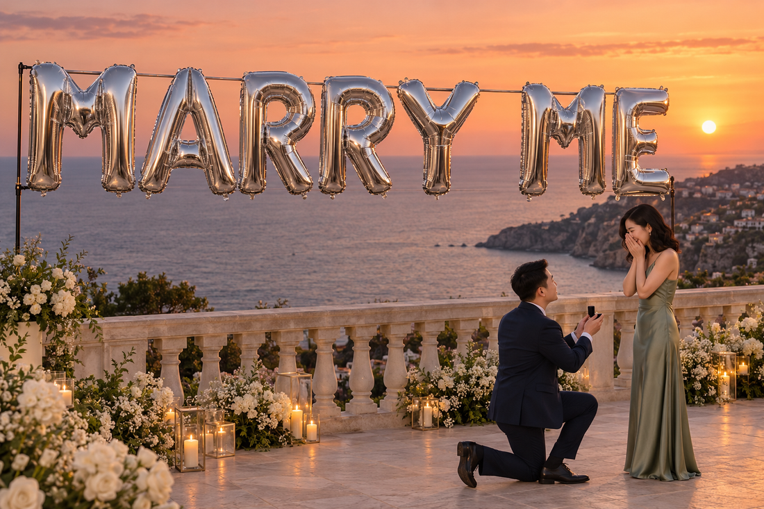 40寸｜MARRY ME｜求婚字母氣球