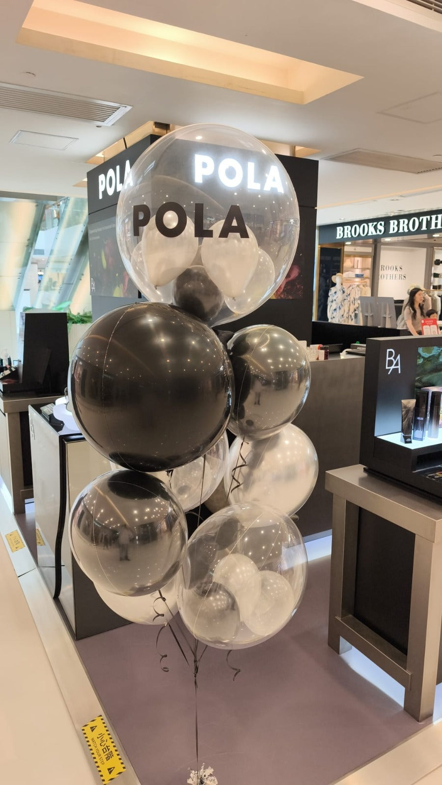 POLA｜高端質感｜商業品牌客製化｜日本高品質水晶氣球束