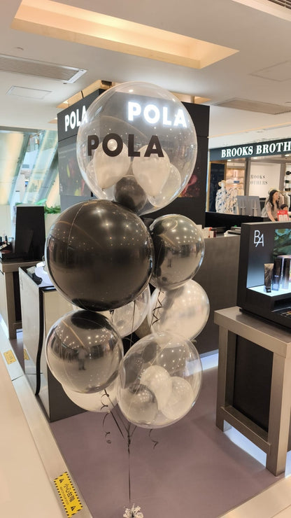 POLA｜高端質感｜商業品牌客製化｜日本高品質水晶氣球束