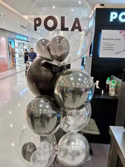 POLA｜高端質感｜商業品牌客製化｜日本高品質水晶氣球束