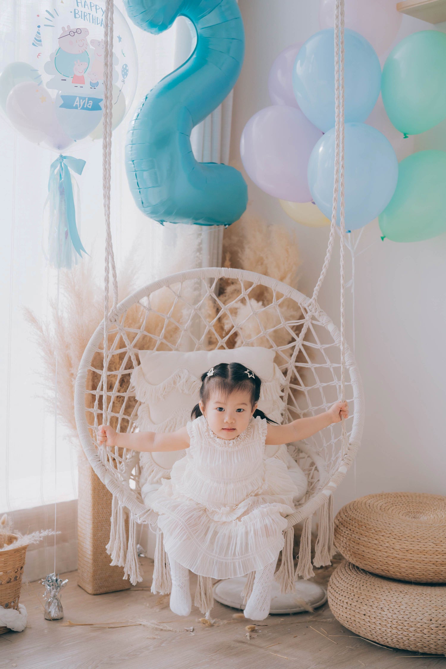 40" 糖果藍色數字