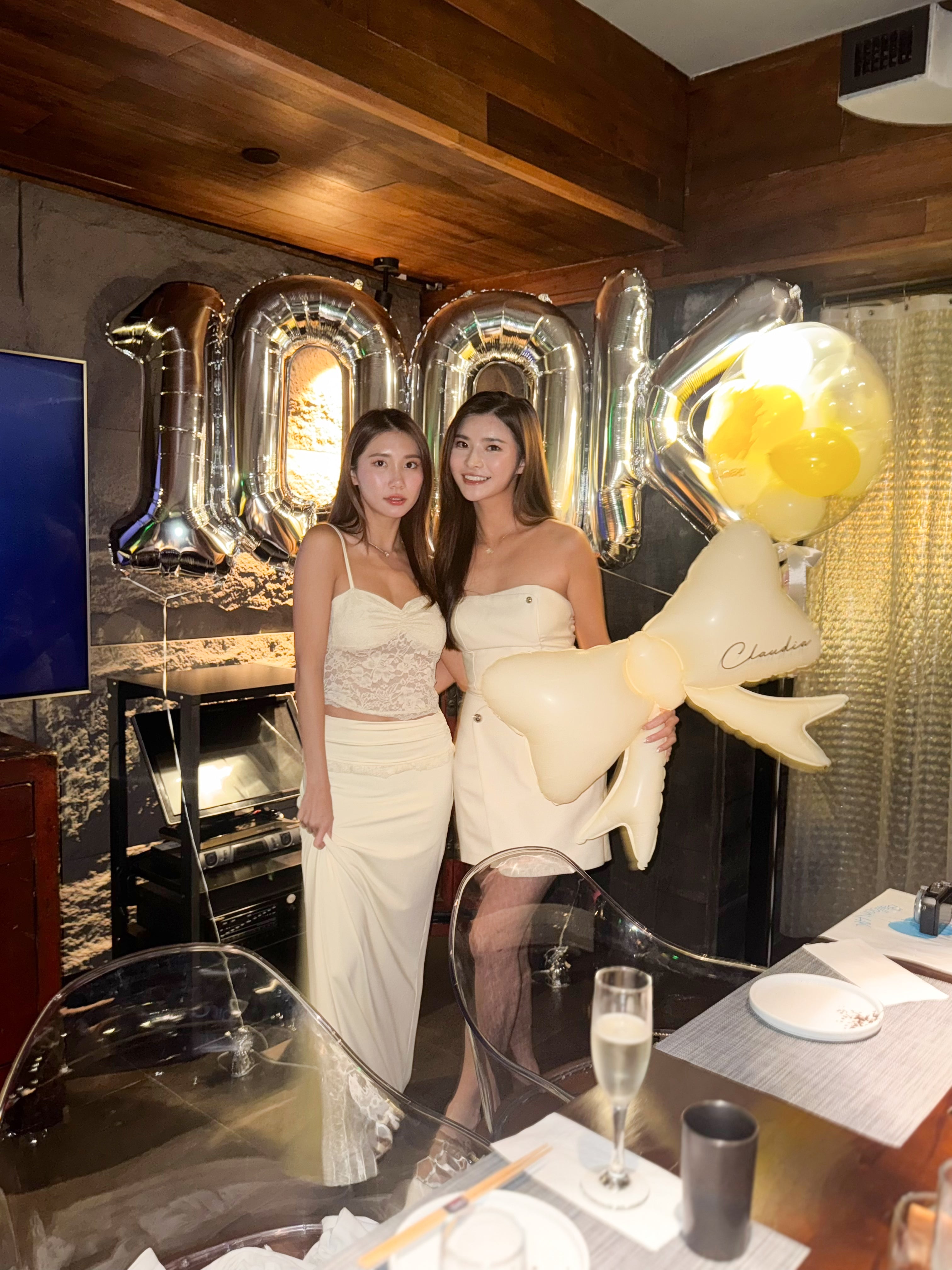 蝴蝶結鋁膜氣球+Message