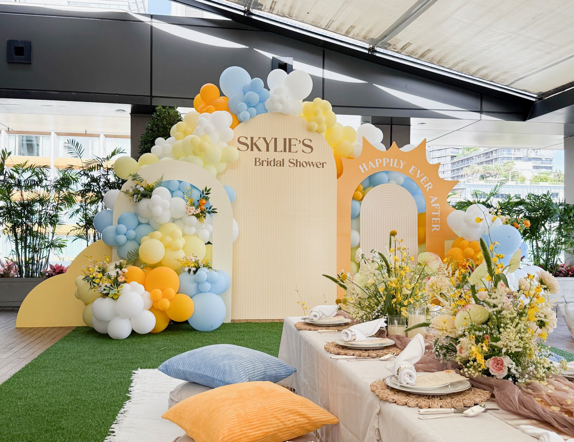 歐式田園風 | Bridal Shower 氣球佈置