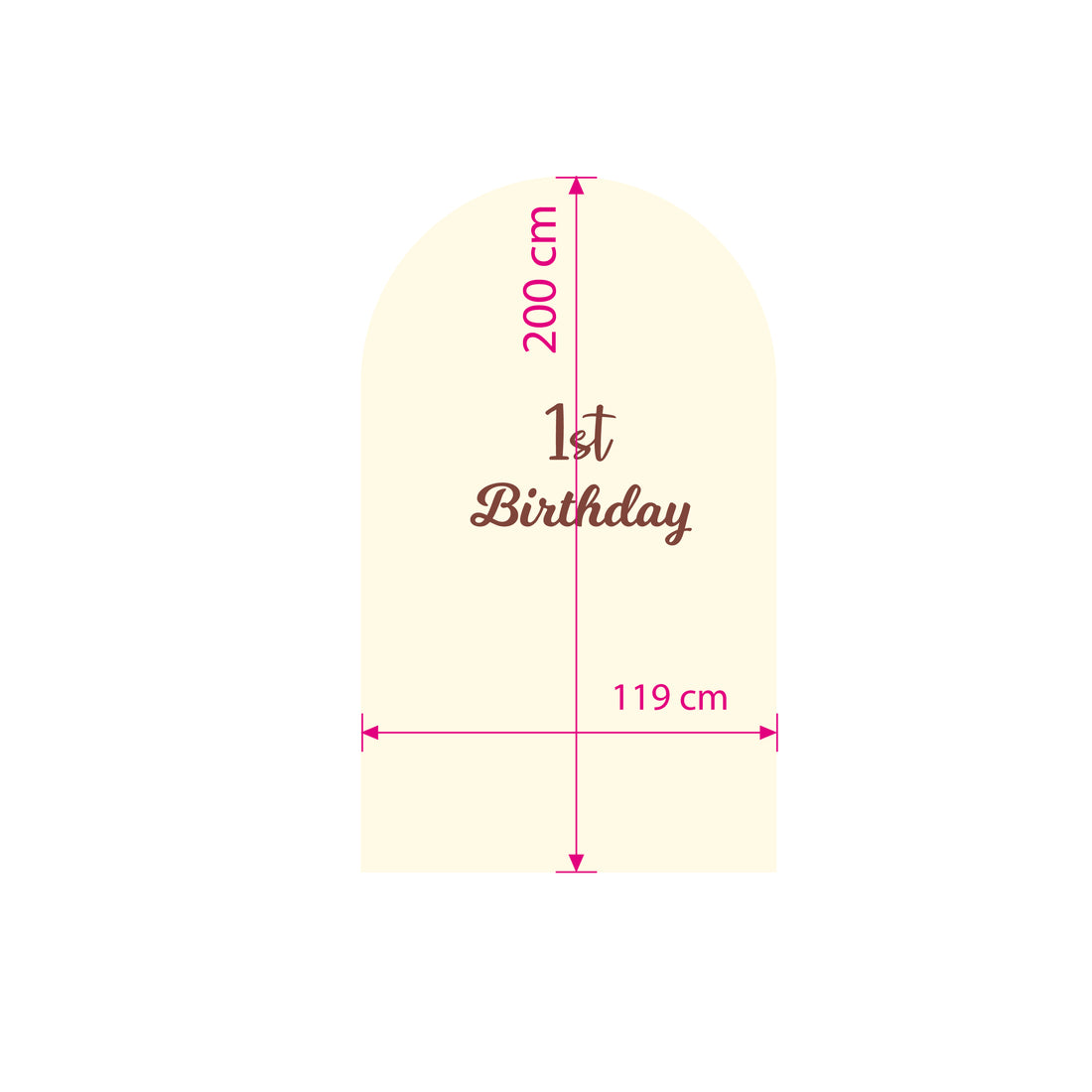 Foamboard Balloon Garland 套裝 - 大地色主題 - 奶油白 - Set 1 (10天預訂)