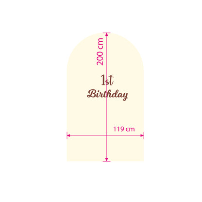 Foamboard Balloon Garland 套裝 - 大地色主題 - 奶油白 - Set 1 (10天預訂)