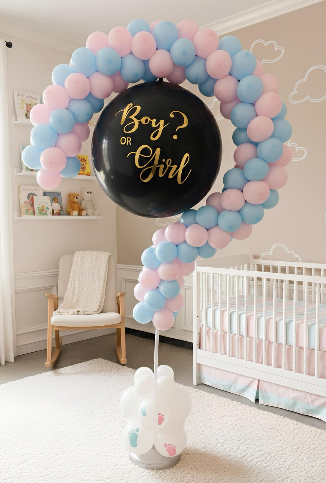 性別揭曉問號氣球