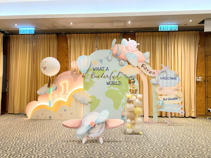 1歲生日｜生日氣球｜生日佈置｜BALLOONHK 氣球專門店