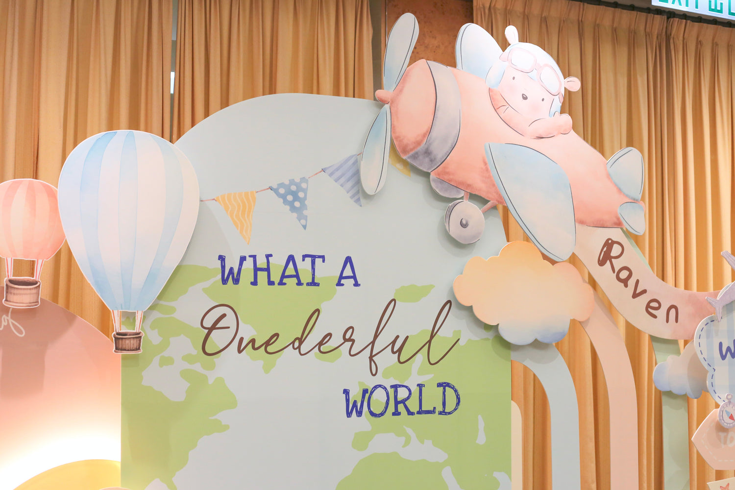 1歲生日｜生日氣球｜生日佈置｜BALLOONHK 氣球專門店