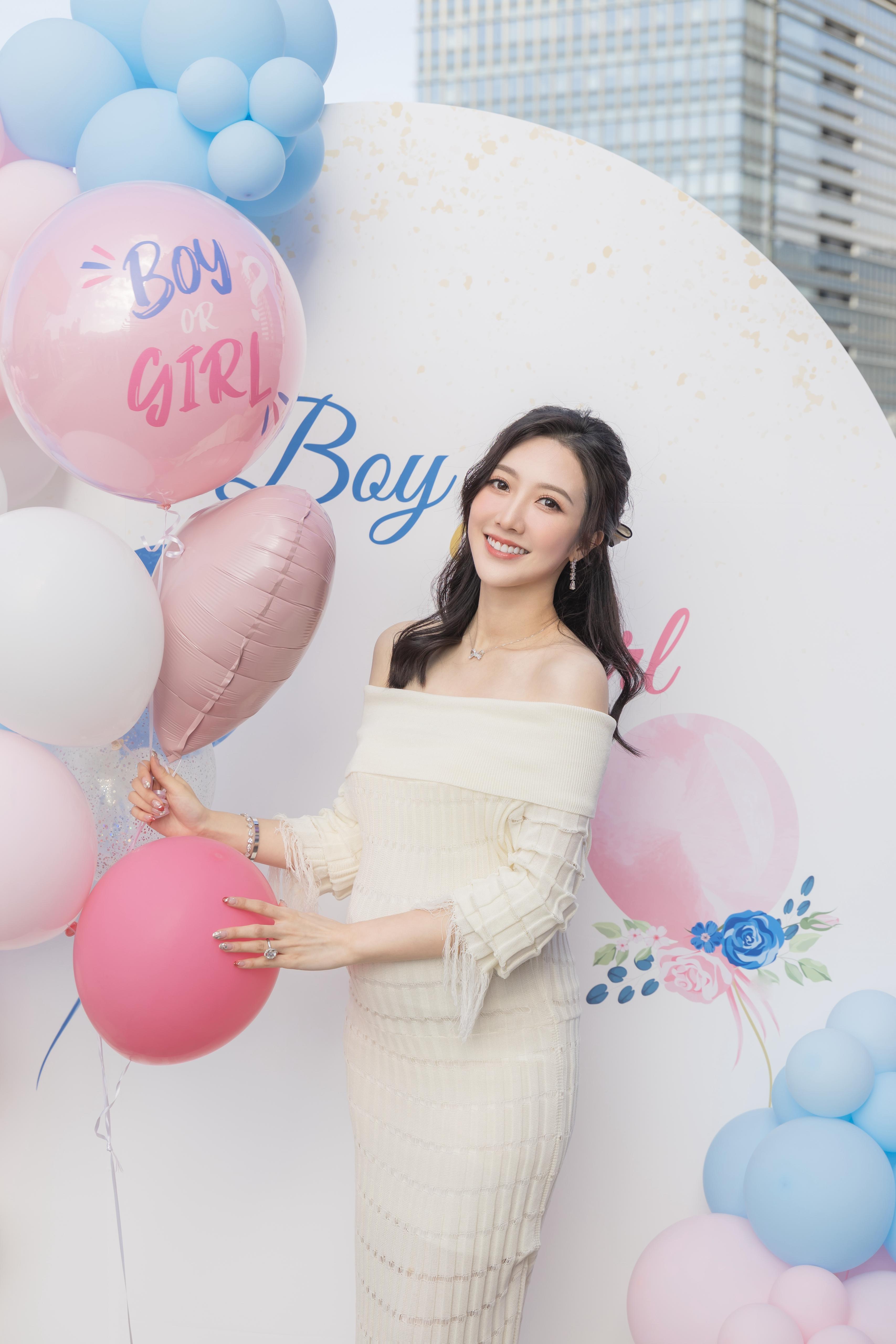 Regina｜Baby Gender Reveal｜爆破氣球及佈置