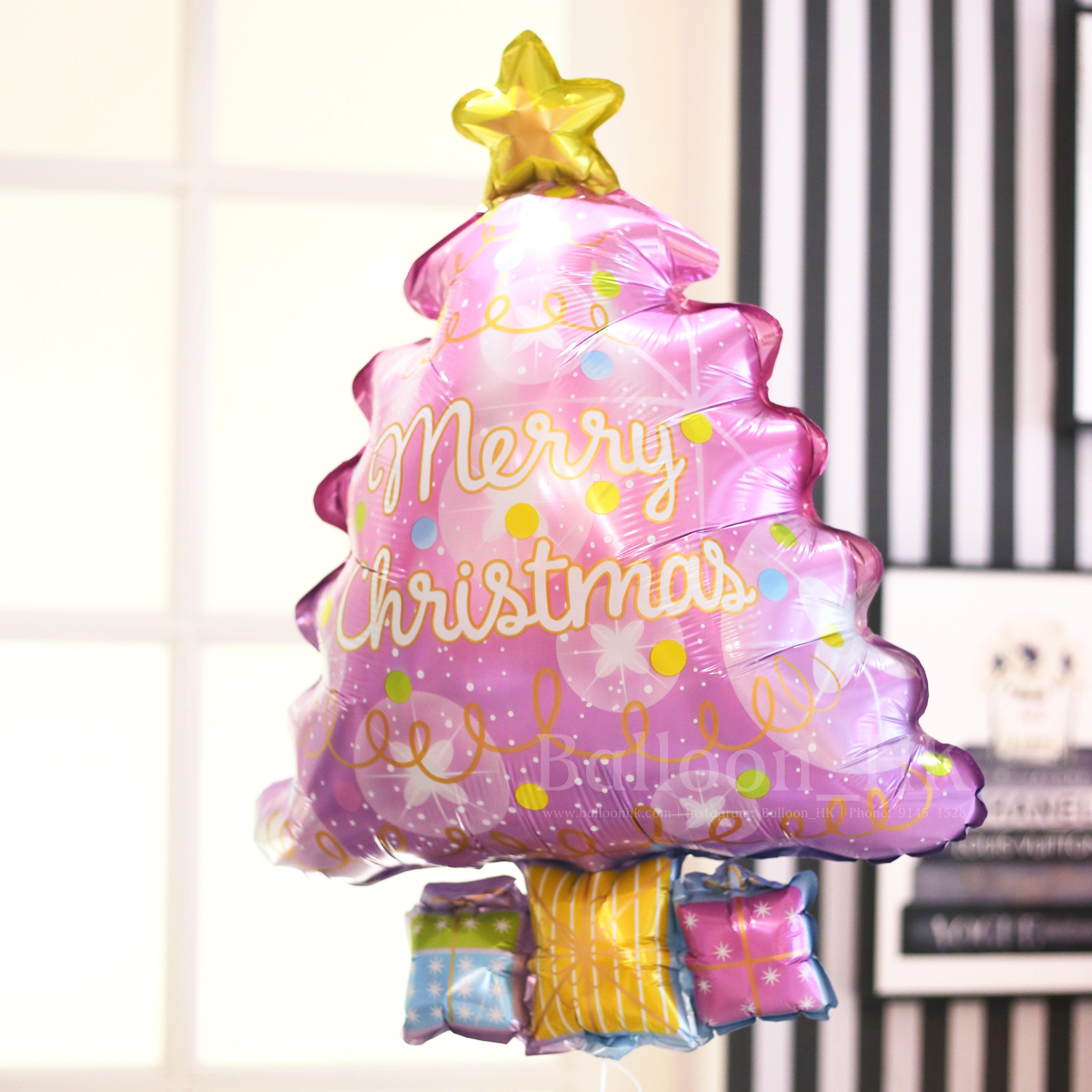 038-Christmas pink tree