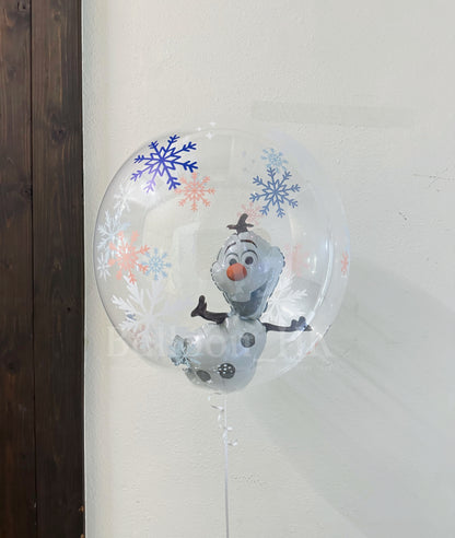 24&quot; 彩印水晶氣球 - Olaf with snowflake
