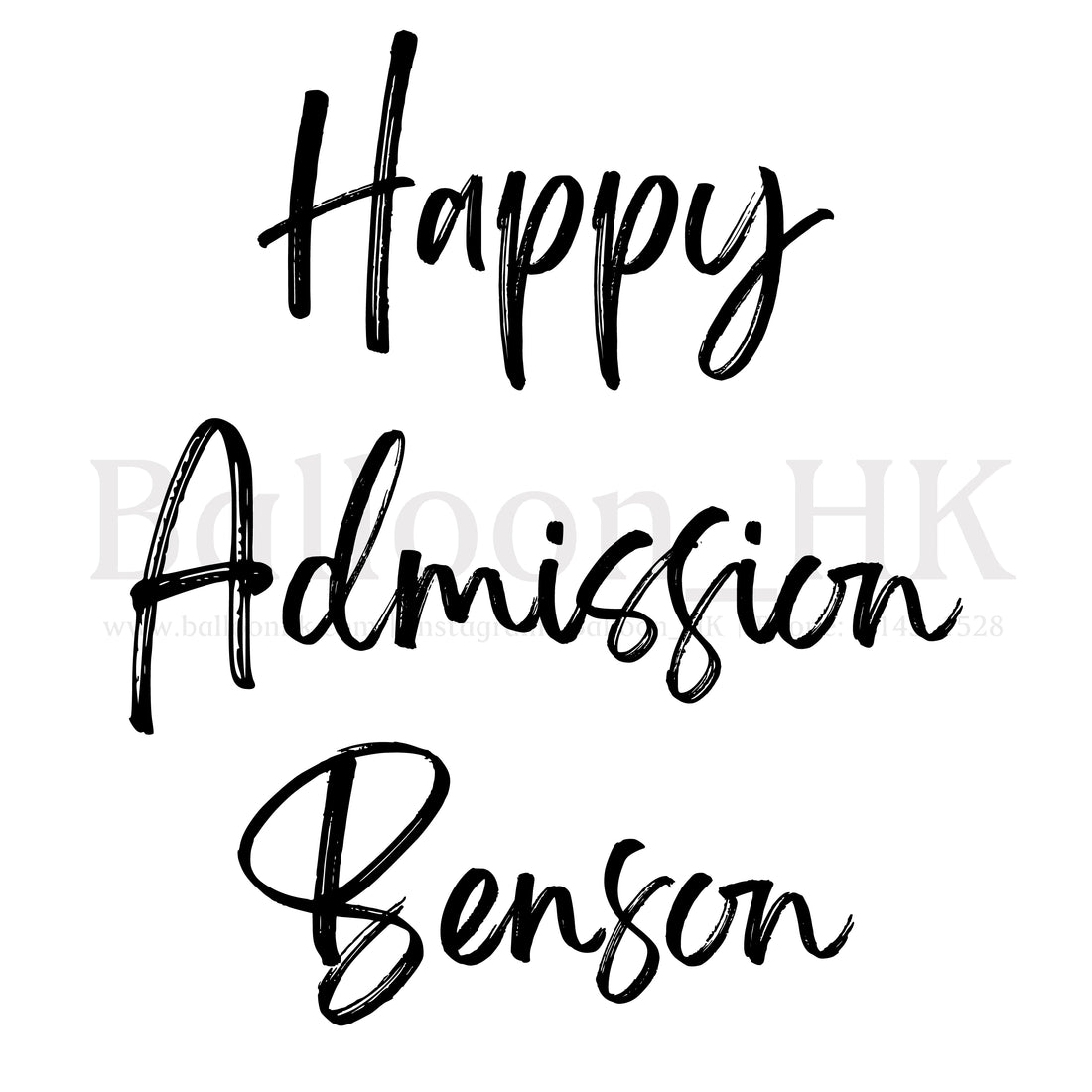 Demo-Admission-02-Marker-Font-Benson