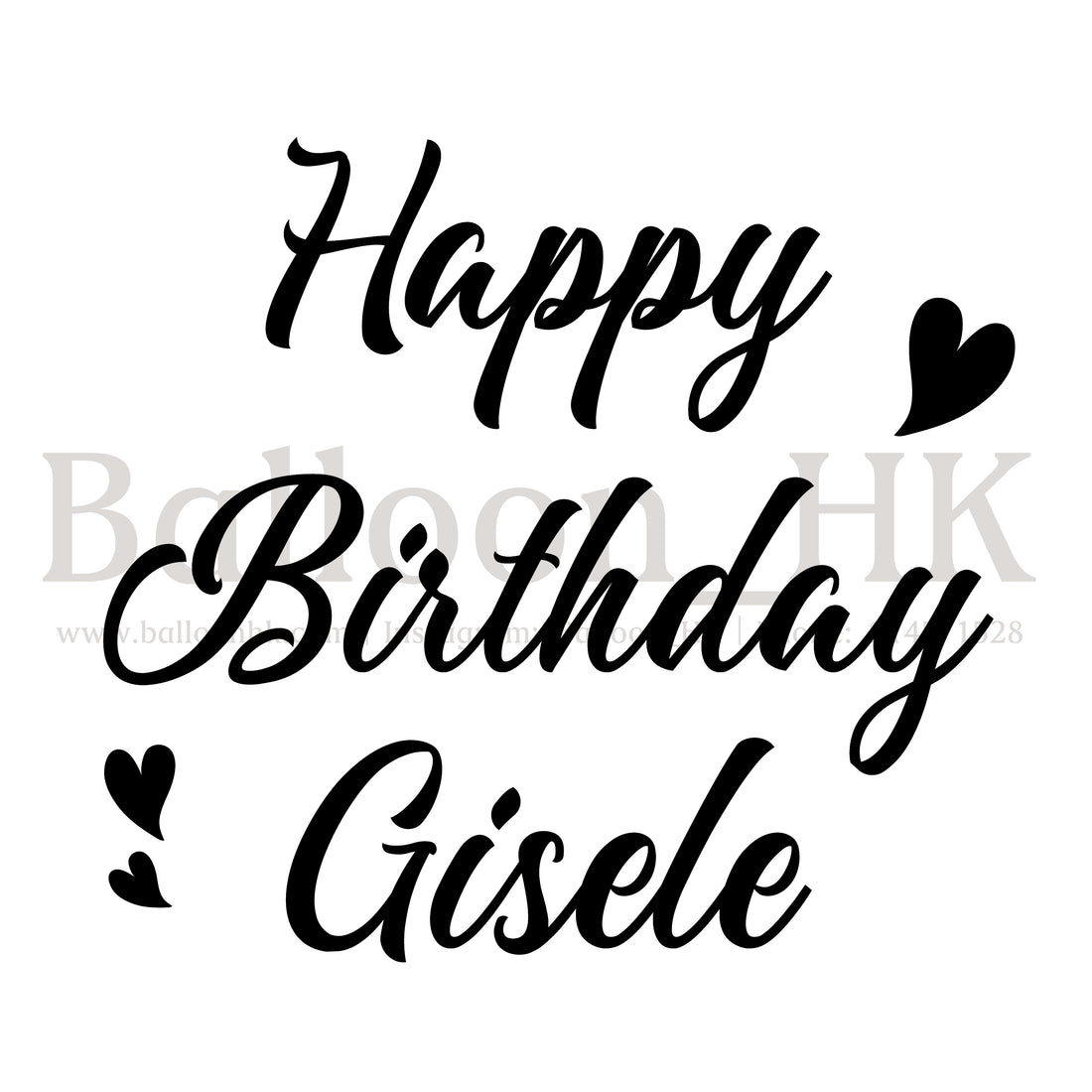 Demo-HBD-40-Happy-Birthday-Gisele-Heart