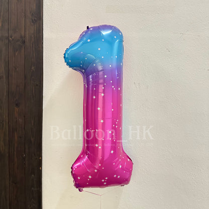 40&quot; 幻彩星星數字