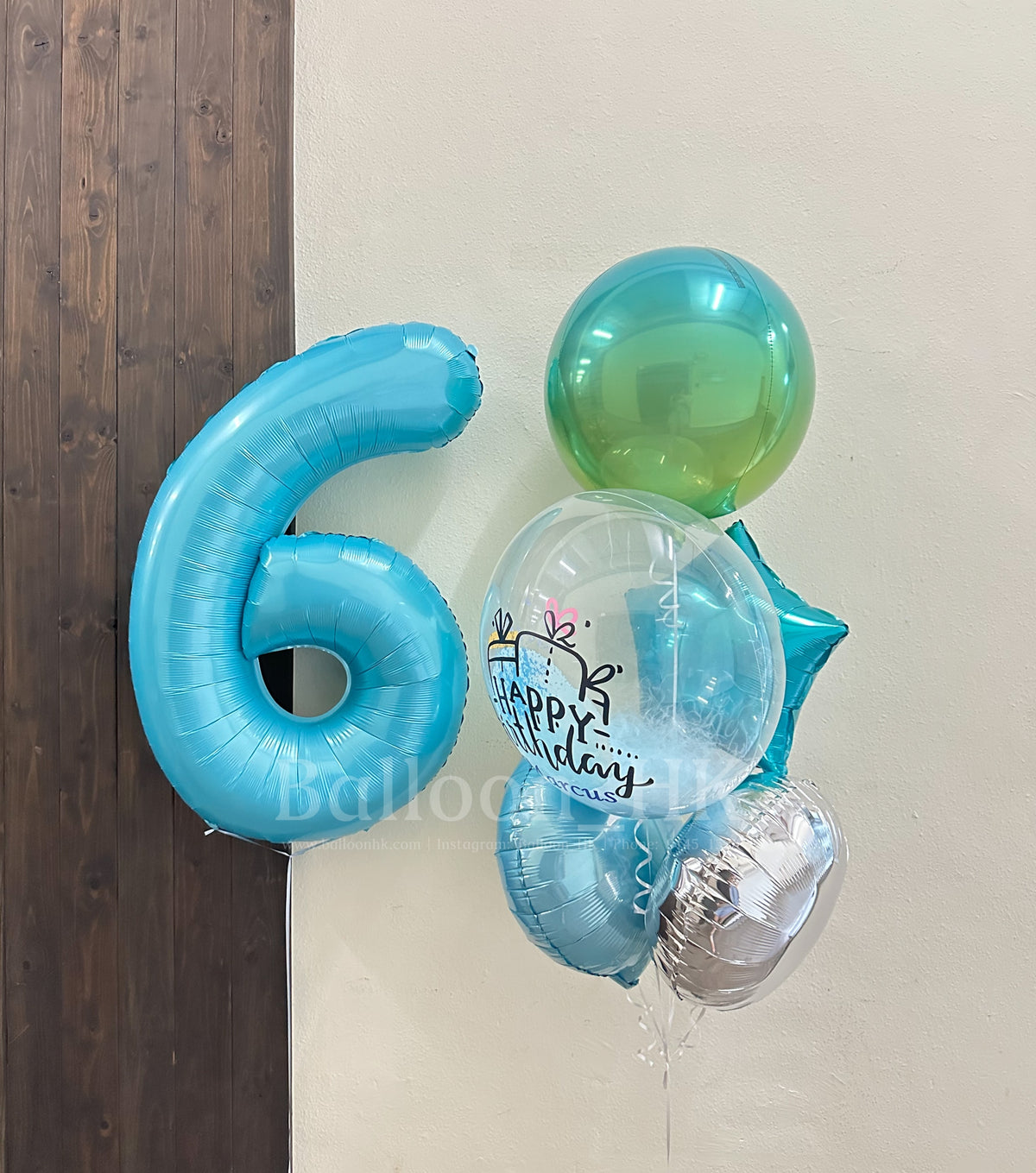 童趣風格生日氣球｜數字氣球｜居家派對儀式感