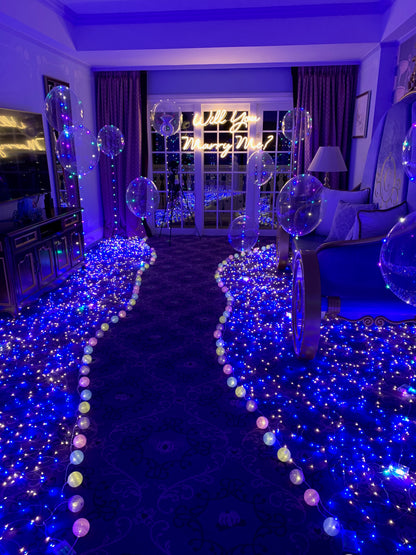 求婚氣球｜酒店求婚佈置｜求婚裝飾｜BalloonHK