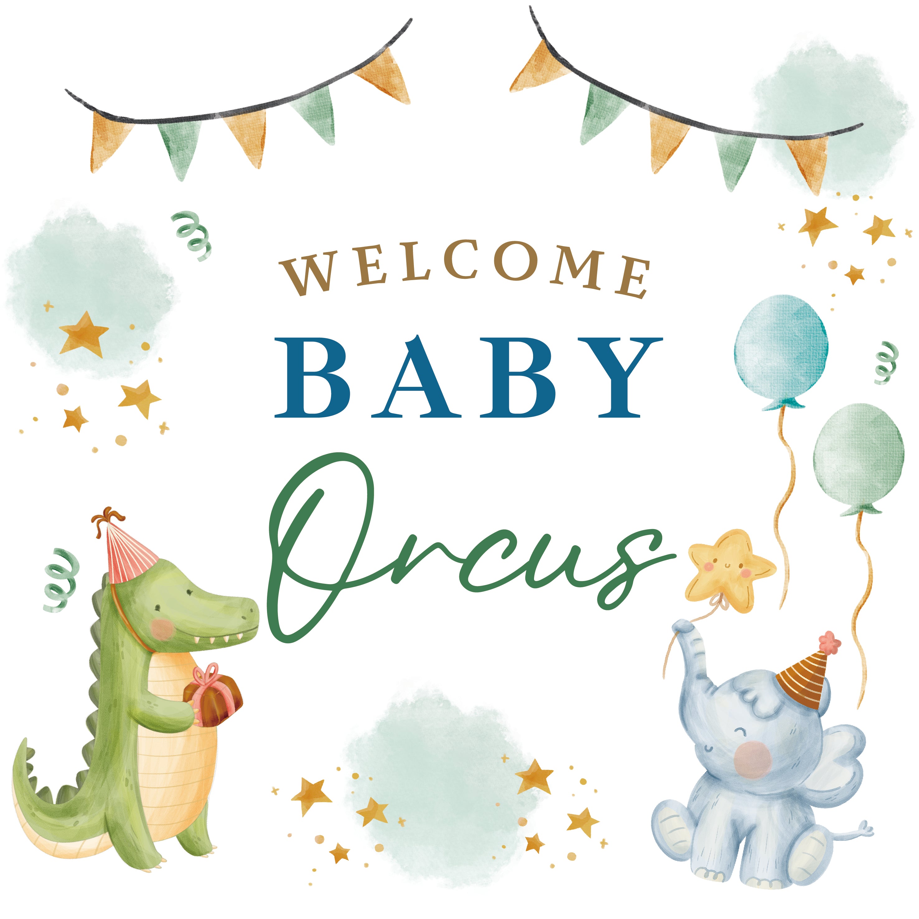 Welcome-Baby-Template-03-Crocodile-Elephant-Orcus