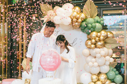 Baby Gender Reveal｜Backdrop 佈景板｜Balloon Garland