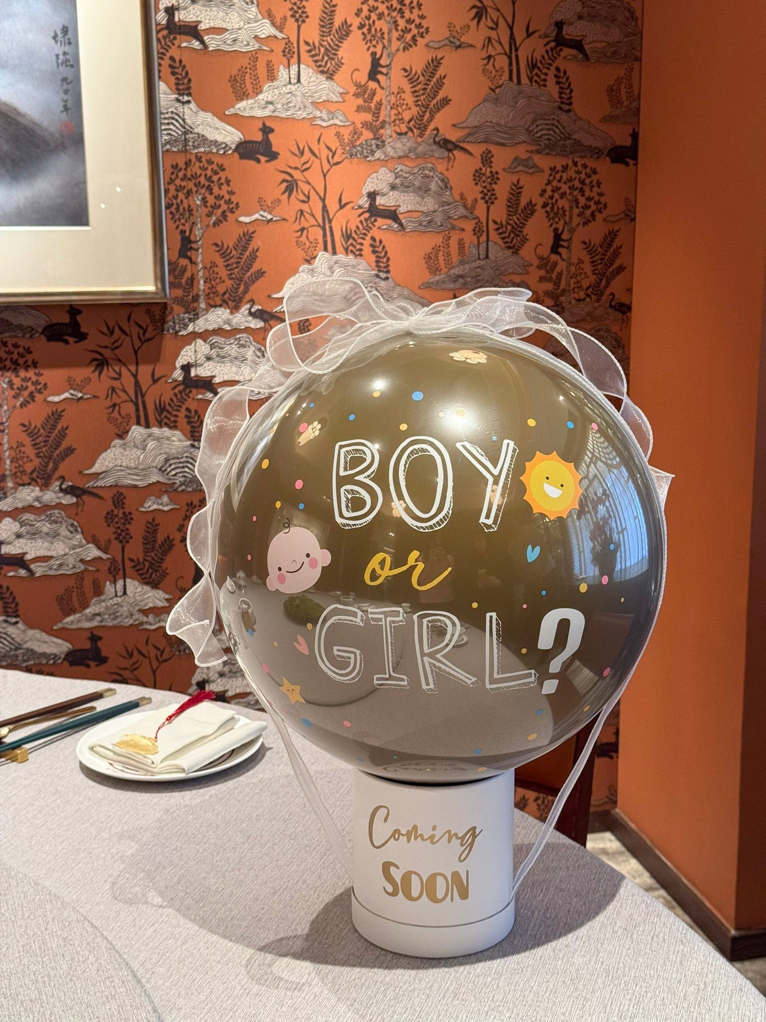 Baby Gender Reveal 水晶驚喜氣球筒｜寶寶性別揭曉氣球