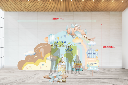 1歲生日  | Foamboard | 佈景板 |  BALLOONHK 氣球專門店