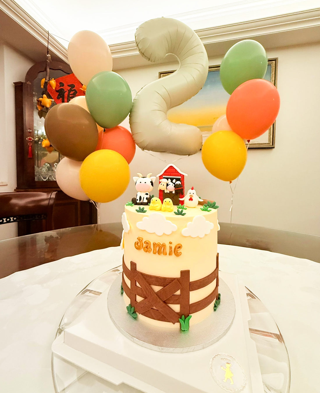 趣緻小農莊 | 農場小夥伴生日氣球套裝｜農場主題生日