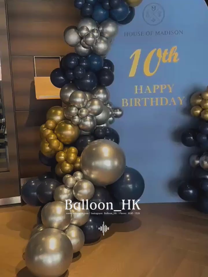 Madison balloon garland 