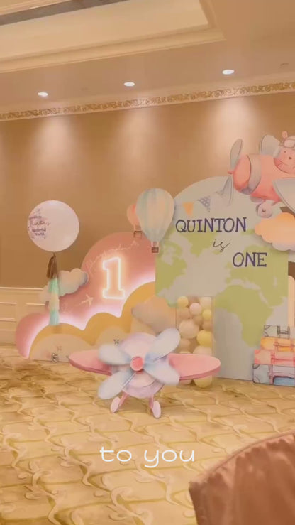 1歲生日｜生日氣球｜生日佈置｜BALLOONHK 氣球專門店