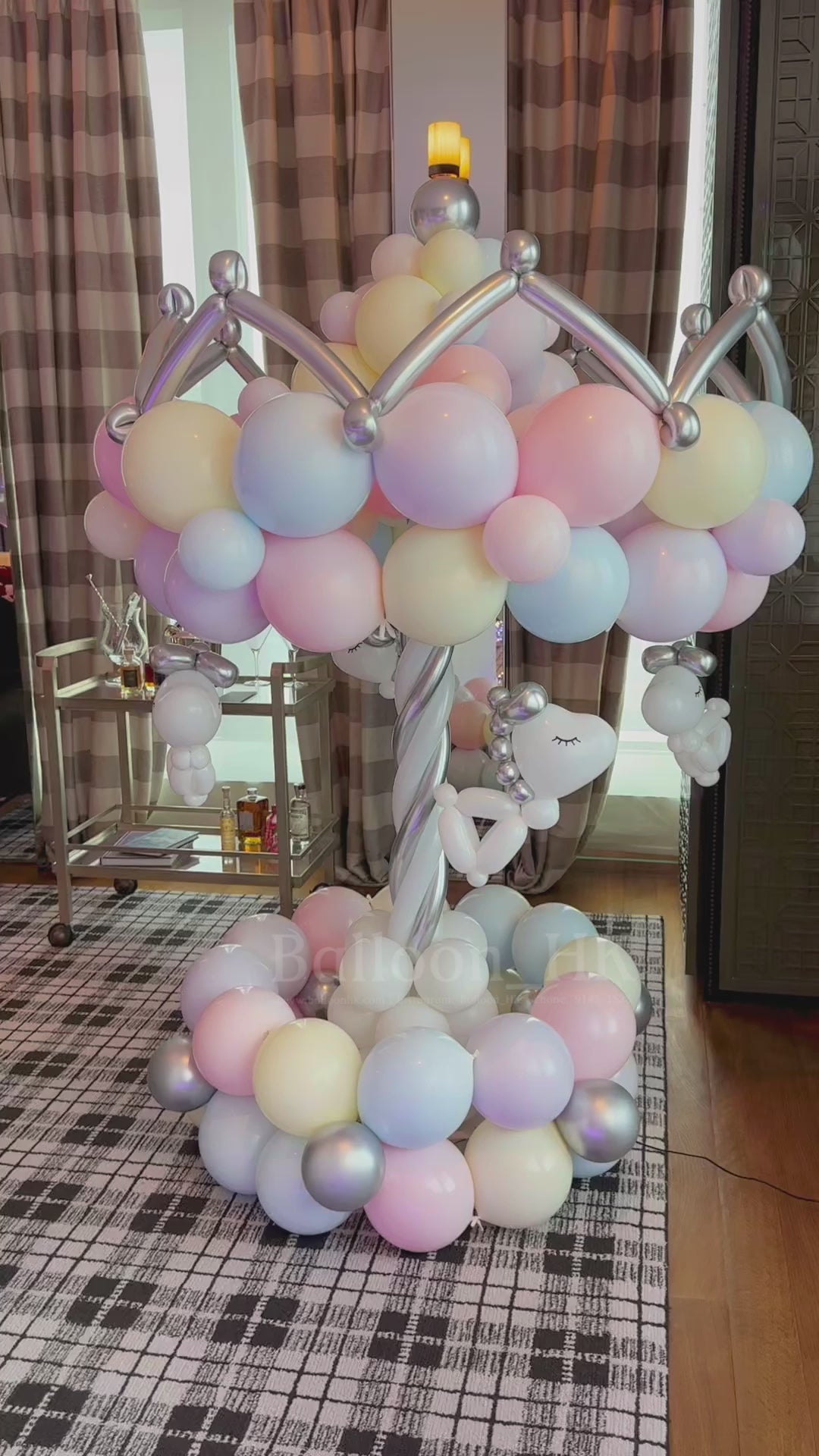 旋轉木馬｜公主氣球｜公主城堡氣球｜Balloon HK 
