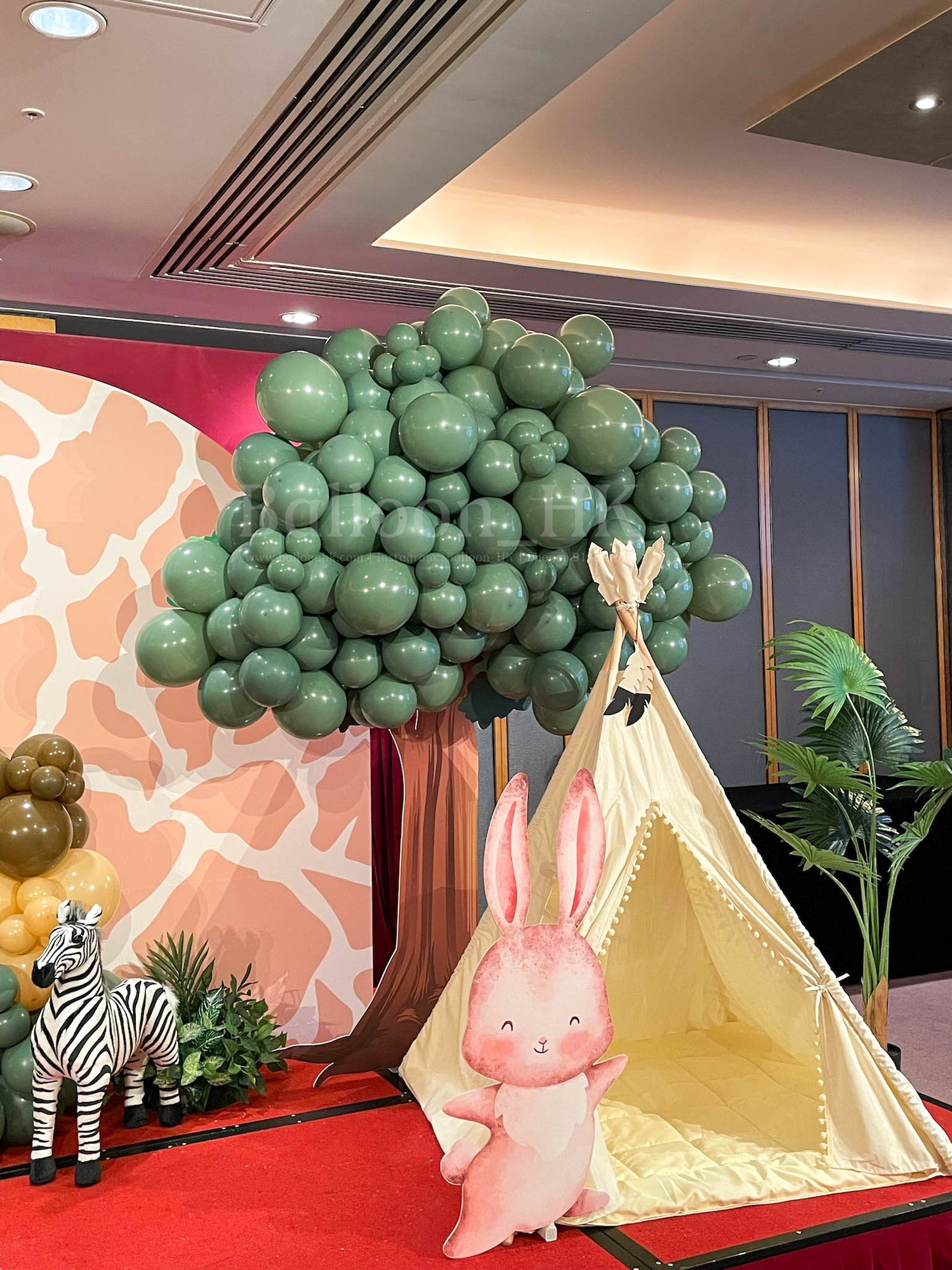 動物主題氣球鏈 | Balloon garland｜氣球花環
