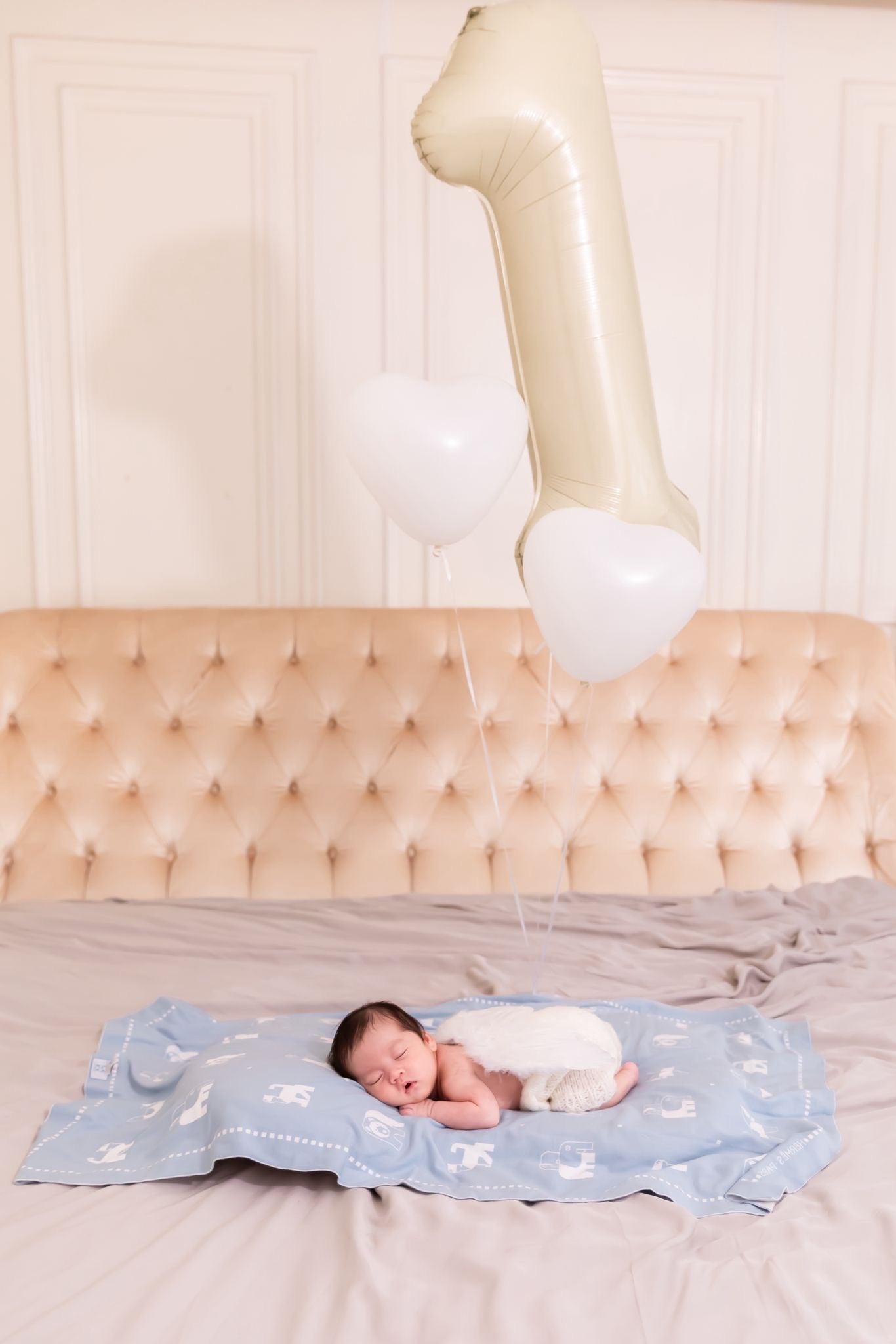 Welcome Baby 氣球套裝 ｜初生寶寶氣球｜拍攝氣球 ｜柔和色