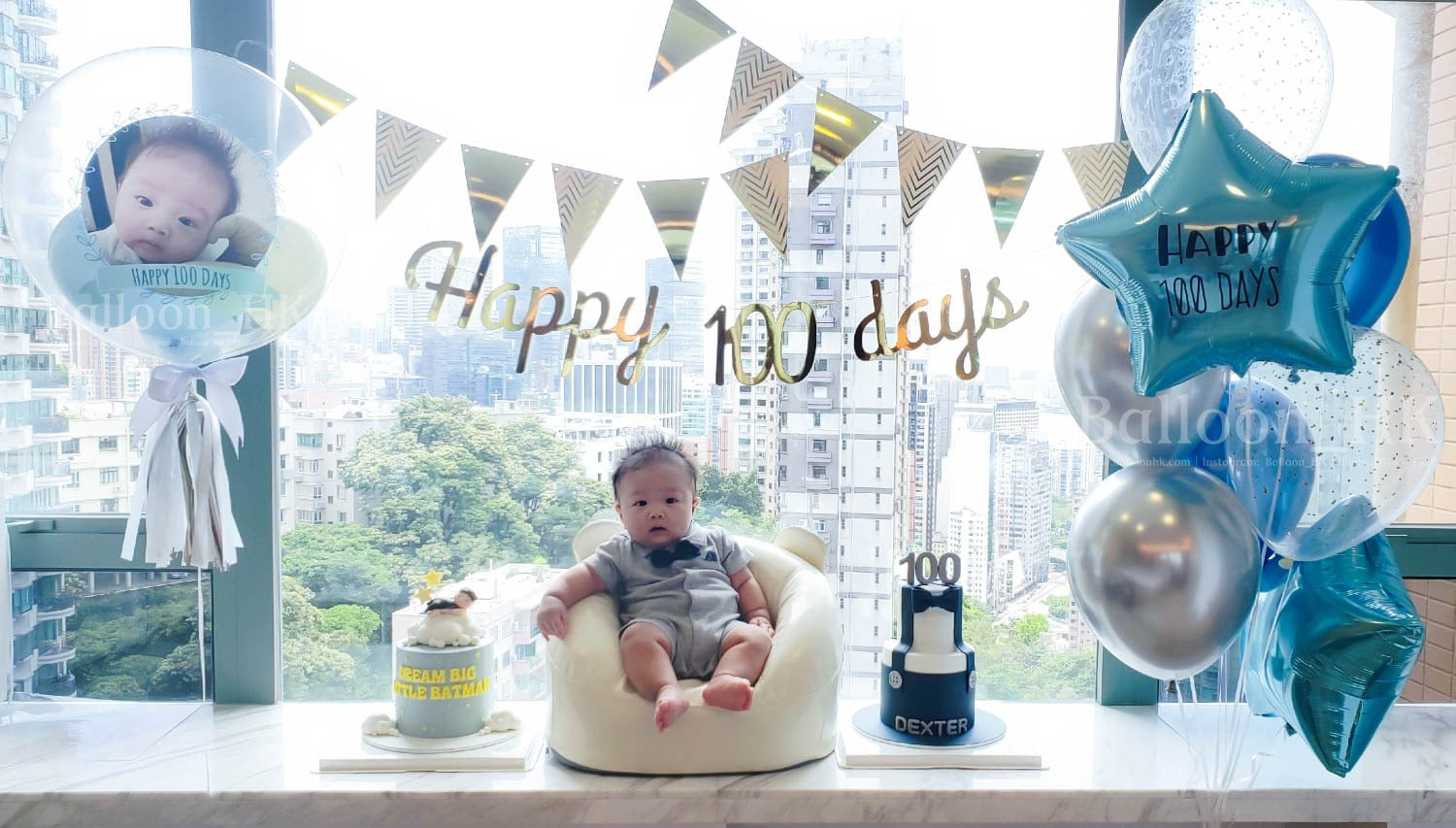 百日宴氣球 ｜100 Days balloon | BalloonHK