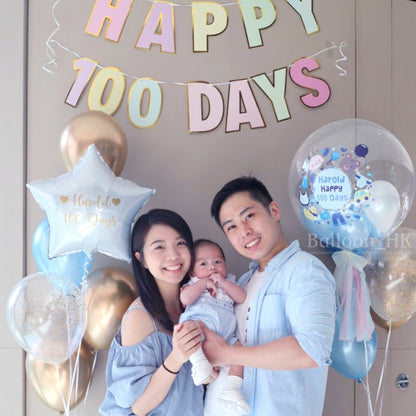 百日宴氣球 ｜100 Days balloon | BalloonHK