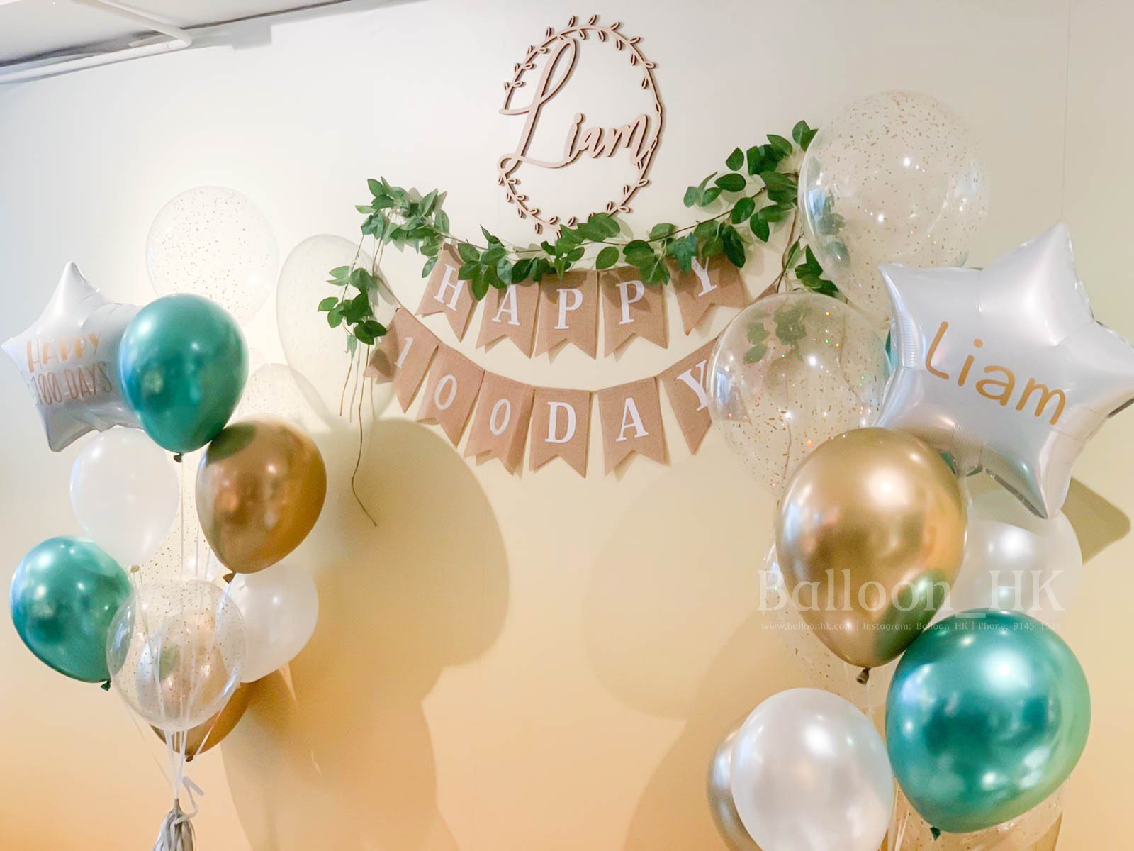 百日宴氣球 ｜100 Days balloon | BalloonHK