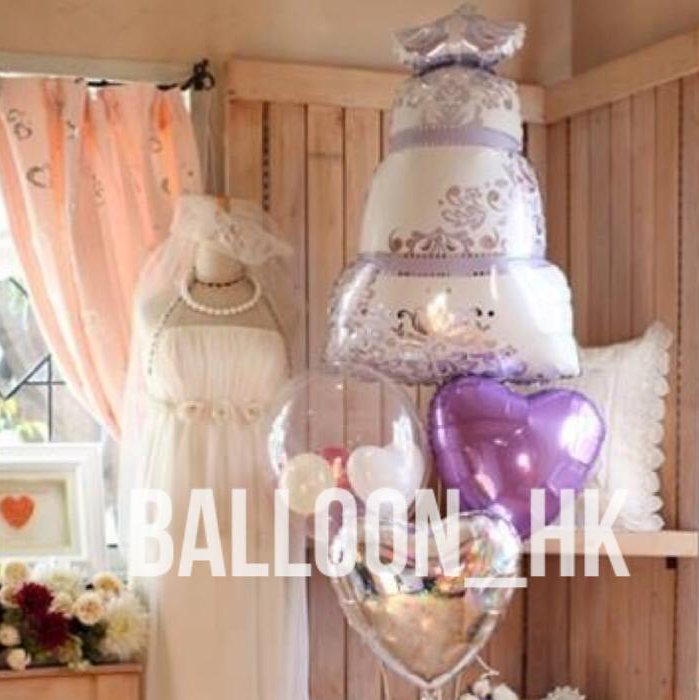 婚禮氣球束 10