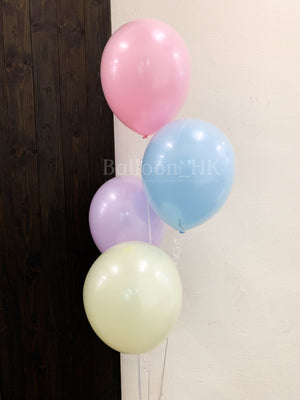 11" 水晶馬卡龍橡膠氣球束