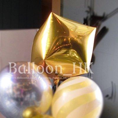 立方體氣球 ｜氫氣球｜錫紙氣球| BalloonHK