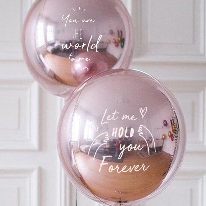 球狀氣球 ｜Message 氣球｜氣球| Balloon HK